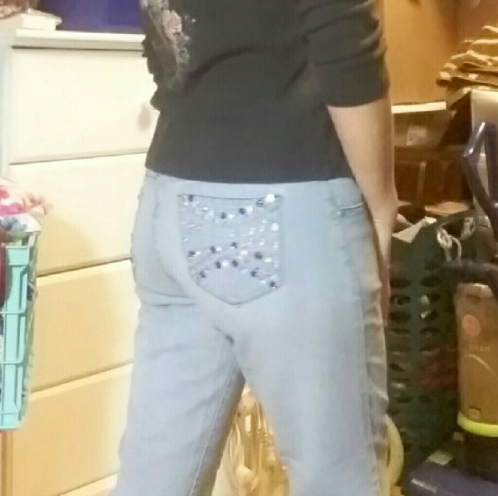 Arco Iris cropped jeans